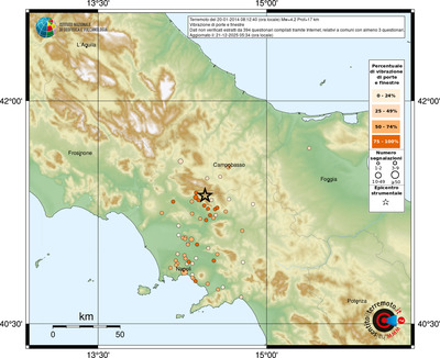 Mappa comuni con almeno 3 questionari