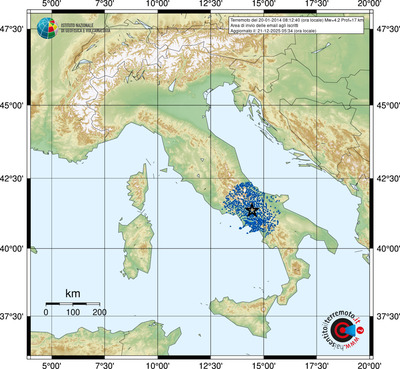 Area di invio delle email agli iscritti