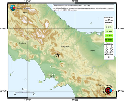Mappa comuni con almeno 3 questionari
