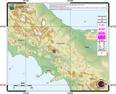 Mappa comuni con almeno 3 questionari