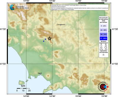 Mappa comuni con almeno 3 questionari