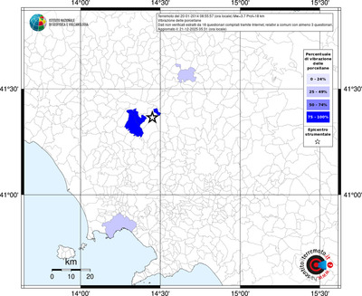 Mappa territorio comunale con almeno 3 questionari