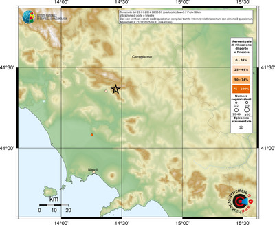 Mappa comuni con almeno 3 questionari
