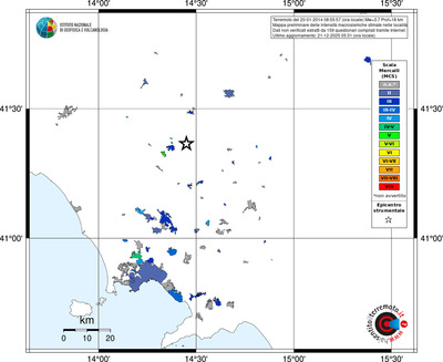 Mappa MCS - territori località