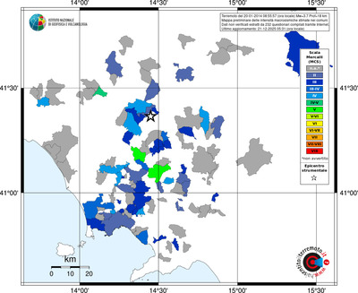Mappa MCS - territori comuni
