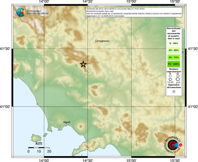 Mappa comuni con almeno 3 questionari