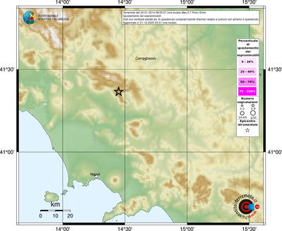 Mappa comuni con almeno 3 questionari