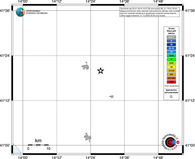Mappa MCS - territori località