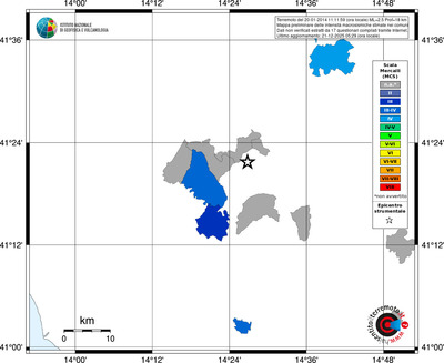 Mappa MCS - territori comuni