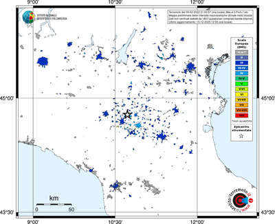Mappa EMS - territori località