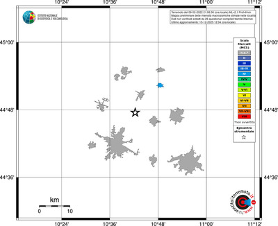 Mappa MCS - territori località
