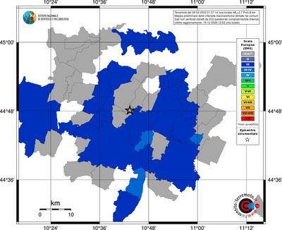 Mappa EMS - territori comuni