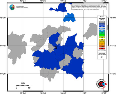 Mappa EMS - territori comuni