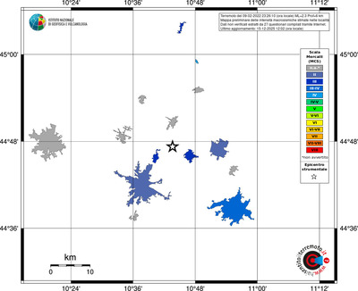 Mappa MCS - territori località