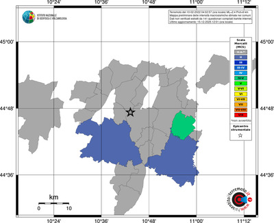Mappa MCS - territori comuni