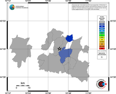 Mappa MCS - territori comuni