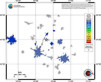Mappa MCS - territori località