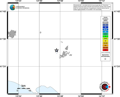 Mappa EMS - territori località