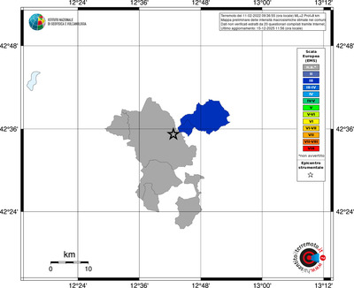 Mappa EMS - territori comuni