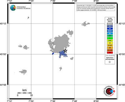 Mappa MCS - territori località