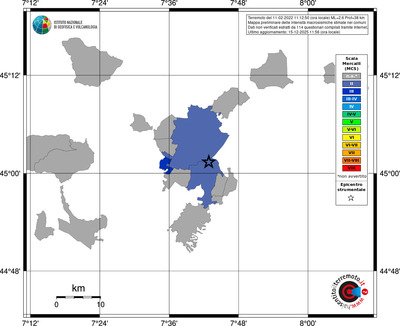 Mappa MCS - territori comuni