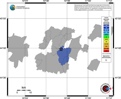 Mappa MCS - territori comuni
