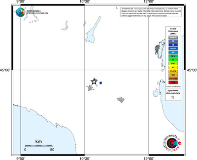 Mappa EMS - territori località