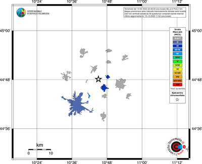 Mappa MCS - territori località