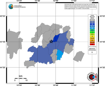 Mappa MCS - territori comuni