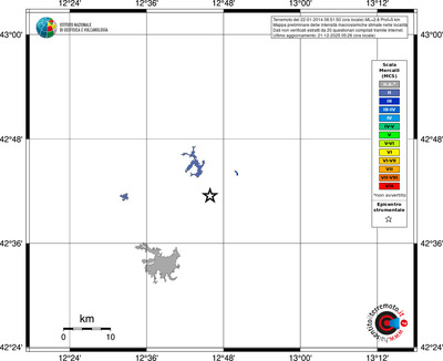 Mappa MCS - territori località