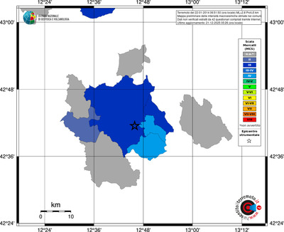 Mappa MCS - territori comuni