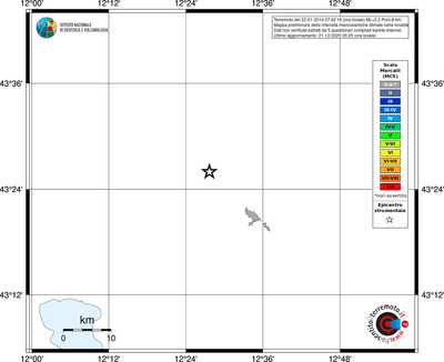 Mappa MCS - territori località