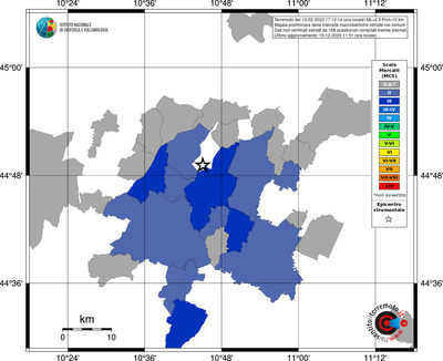 Mappa MCS - territori comuni