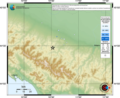 Mappa comuni con almeno 3 questionari