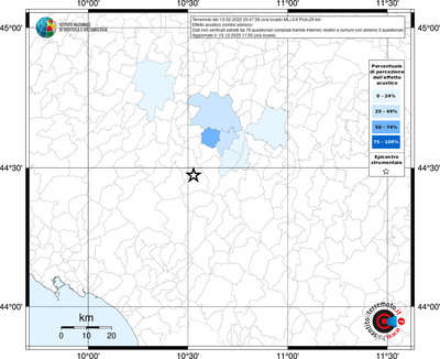 Mappa territorio comunale con almeno 3 questionari