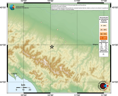 Mappa comuni con almeno 3 questionari