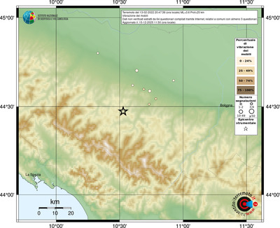 Mappa comuni con almeno 3 questionari