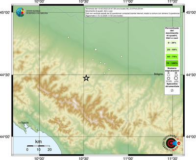Mappa comuni con almeno 3 questionari