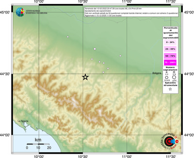 Mappa comuni con almeno 3 questionari