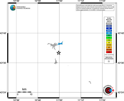 Mappa MCS - territori località