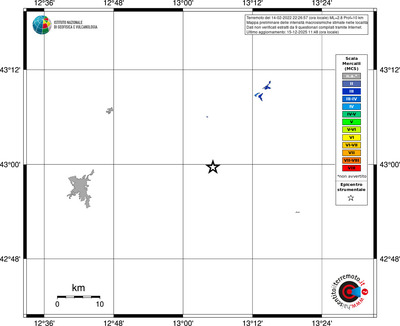 Mappa MCS - territori località