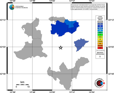 Mappa MCS - territori comuni