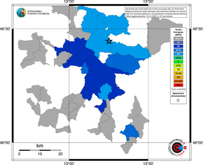 Mappa EMS - territori comuni