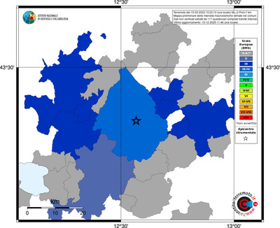 Mappa EMS - territori comuni