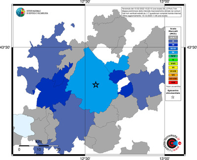 Mappa MCS - territori comuni