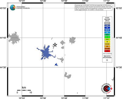 Mappa MCS - territori località