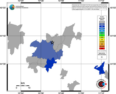 Mappa MCS - territori comuni