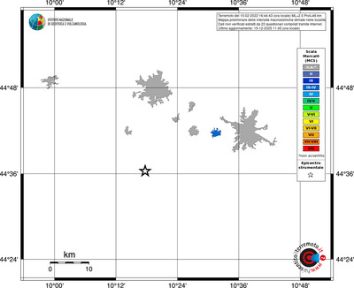 Mappa MCS - territori località