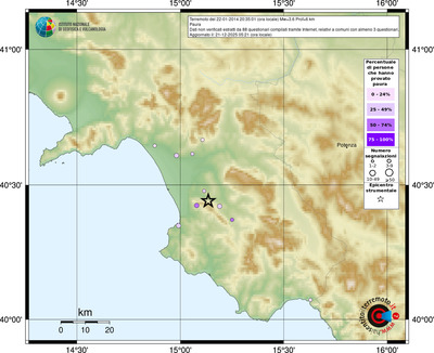 Mappa comuni con almeno 3 questionari