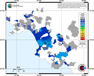 Mappa MCS - territori comuni